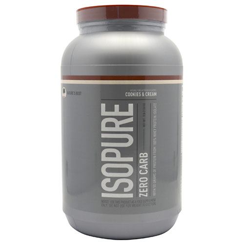 (image for) Zero Carb Isopure Cookies & Cream 3 lbs